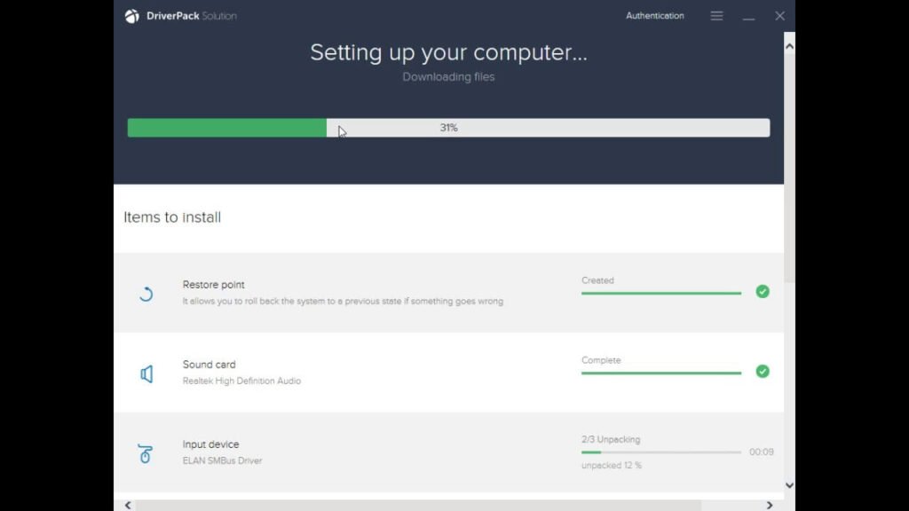 Driverpack Solution
