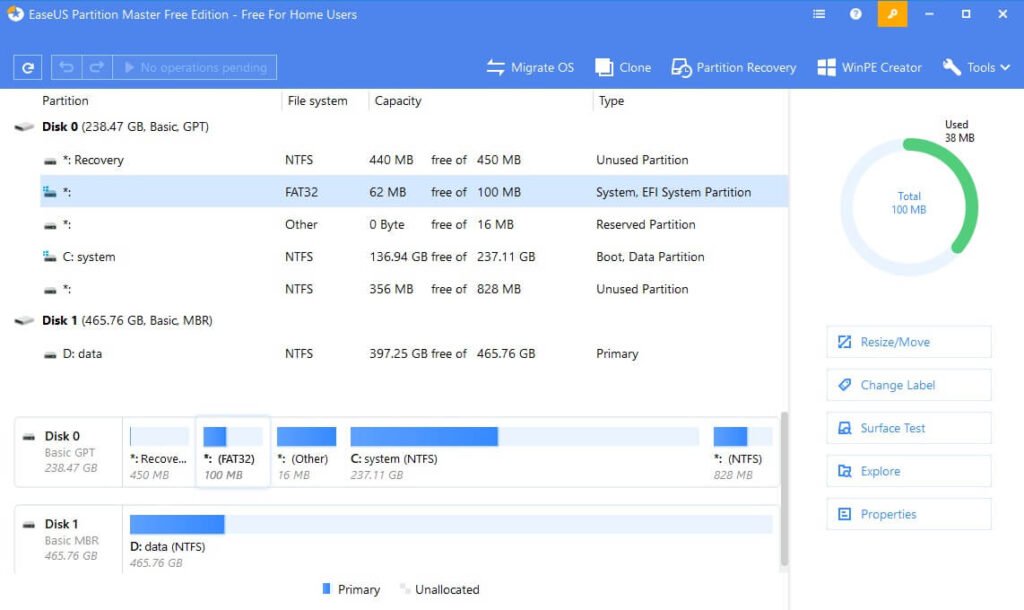Baixar EaseUS Partition Master Crackeado Portugues