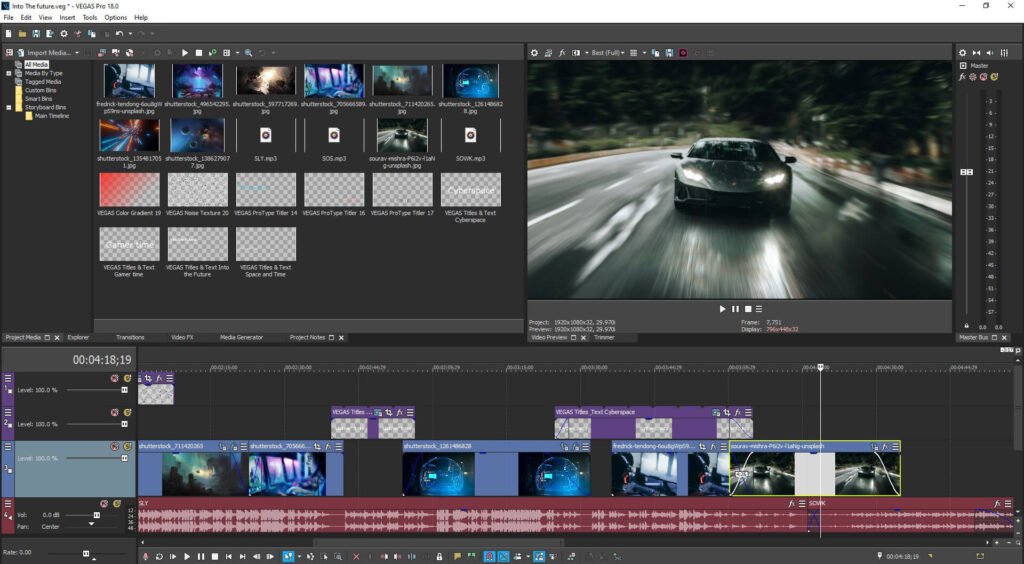 Sony Vegas Pro 18