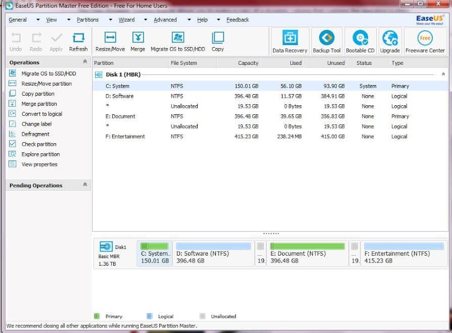 Baixar EaseUS Partition Master Crackeado Portugues