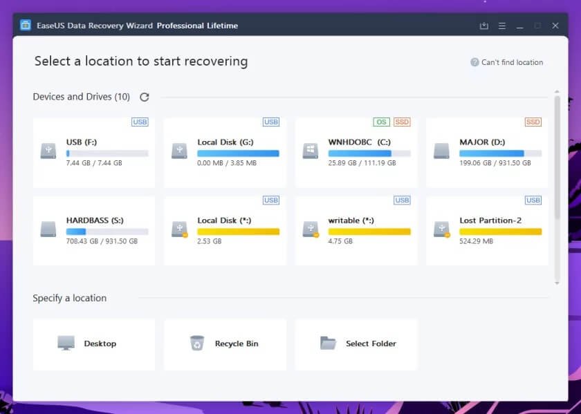 Baixar Easeus Data Recovery Crackeado Portugues